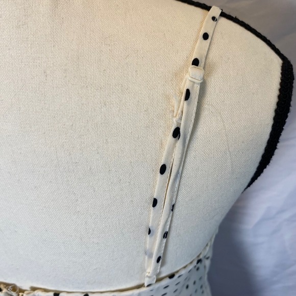 Altar'd State Polka Dot Mini Babydoll Dress Small Ruffle Hem Sundress Y2K Style - Picture 5 of 11